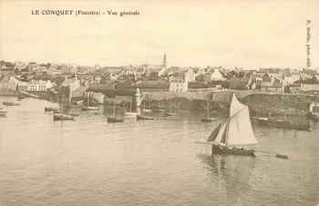 carte postale LE CONQUET. VUE GENRALE Finistère 1903-1920 020585  Photo