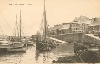 carte postale LE CONQUET. LE PORT Finistère 1903-1920 020586  Photo
