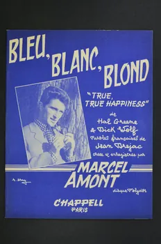 Hal Greene ; Dick Wolf ; Jean Drejac ; Marcel Amont ; Chappell S.A.; chanson petit format 1959 1969.88.322  Photo Mucem