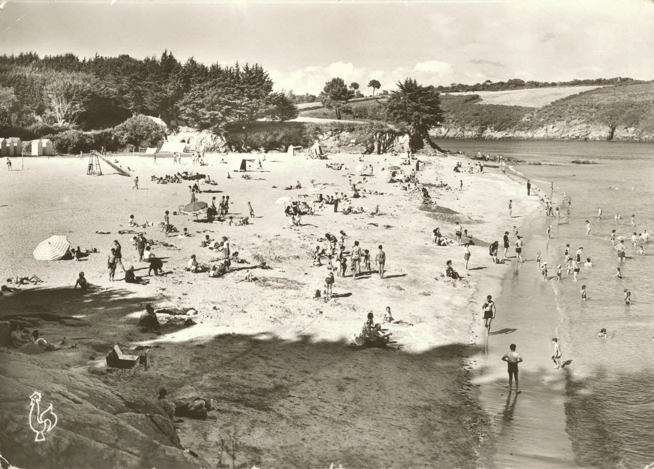 carte postale LA PLAGE Finistère 1950 020682 Photo