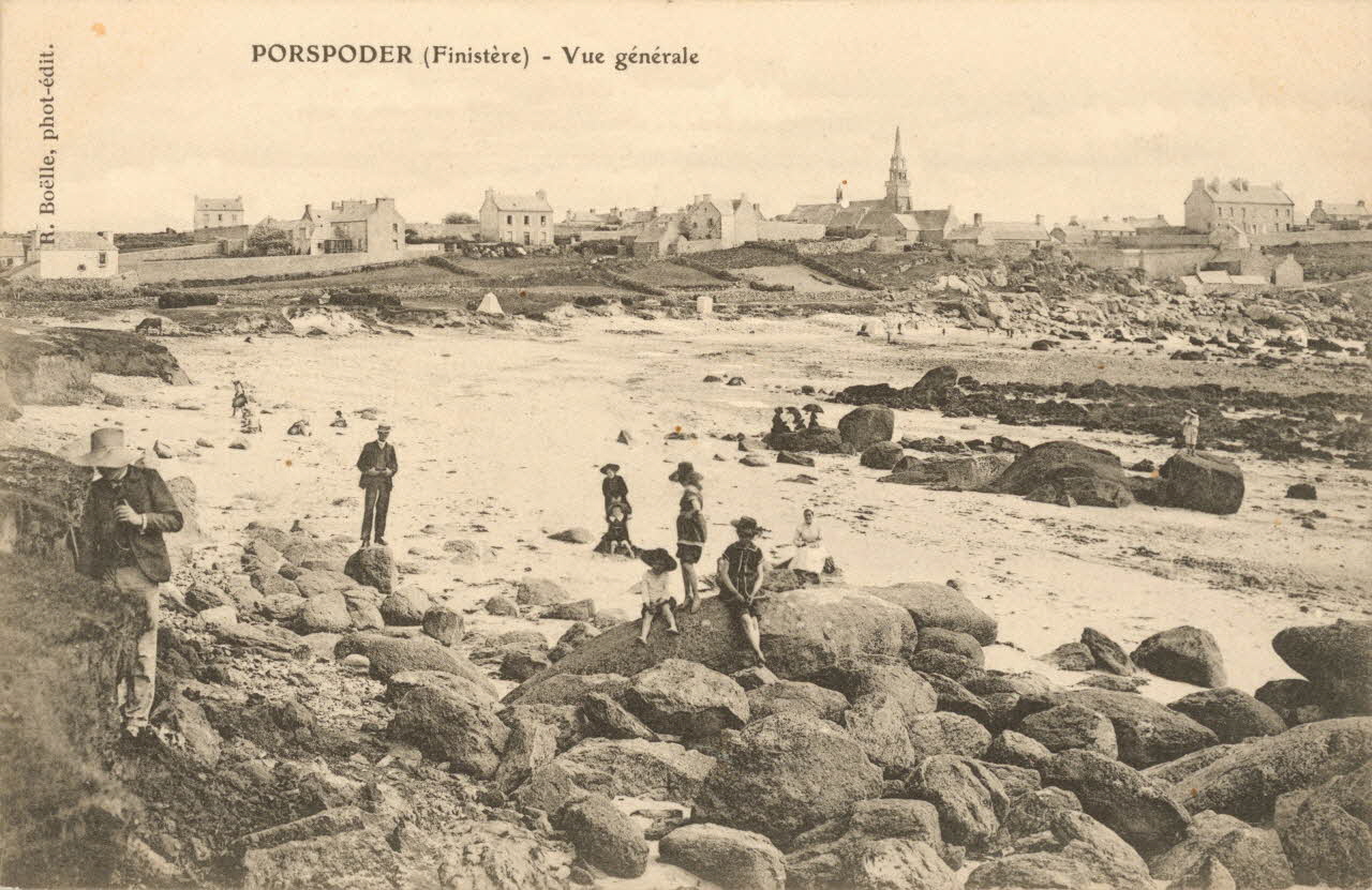 carte postale VUE GENERALE Finistère 1903-1920 020696 Photo