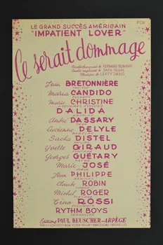 chanson petit format 1969.88.33 Photo Mucem