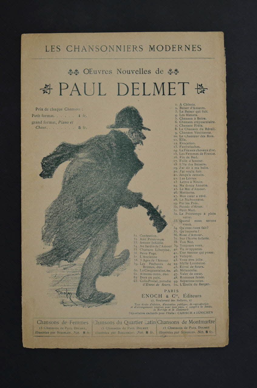 chanson petit format 1971.33.112 Photo Mucem