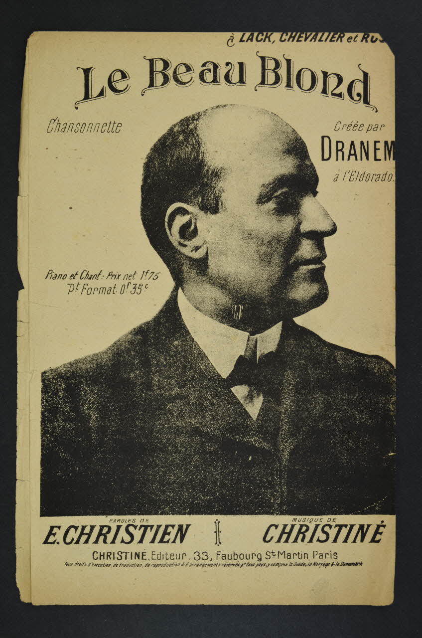 chanson petit format 1971.33.121 Photo Mucem