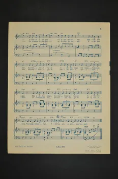 partition de musique petit format 1969.88.334  Photo Mucem
