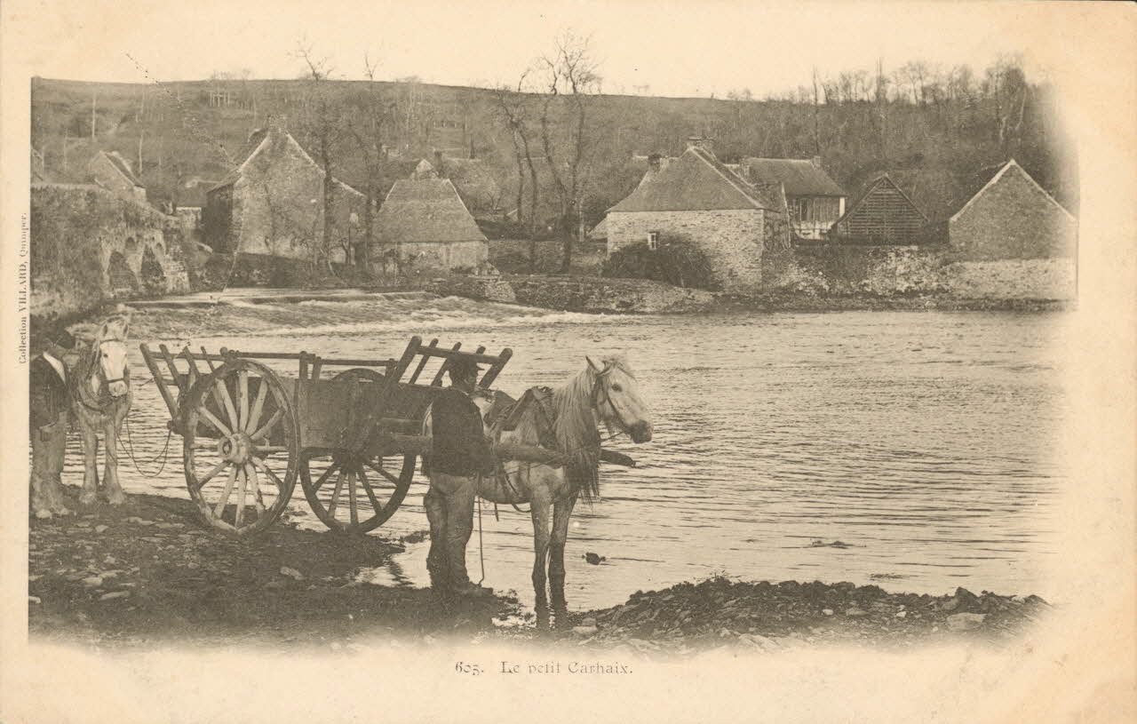 carte postale LE PETIT CARHAIX Finistère 1903 021467 Photo