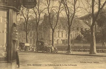 carte postale PREFECTURE, RUE SAINT-FRANCOIS Finistère 1903-1920 021500 Photo
