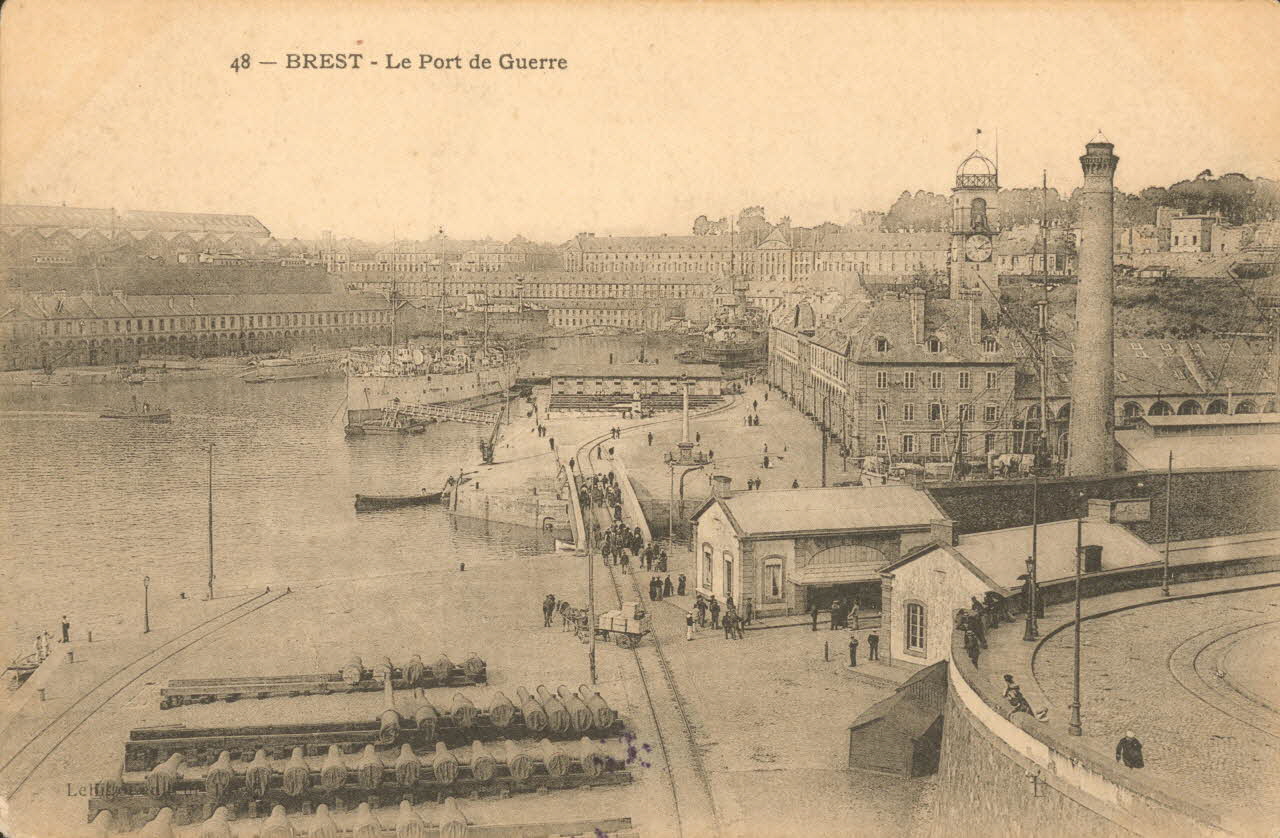 carte postale LE PORT DE GUERRE Finistère 1903 021520 Photo