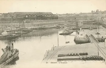 carte postale L'ARSENAL Finistère 1903-1920 021541 Photo