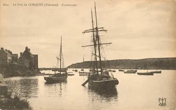 carte postale CONTRE-JOUR Finistère 1903-1920 021599  Photo