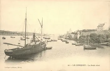 carte postale LA RADE ABRI Finistère 1903 021600  Photo