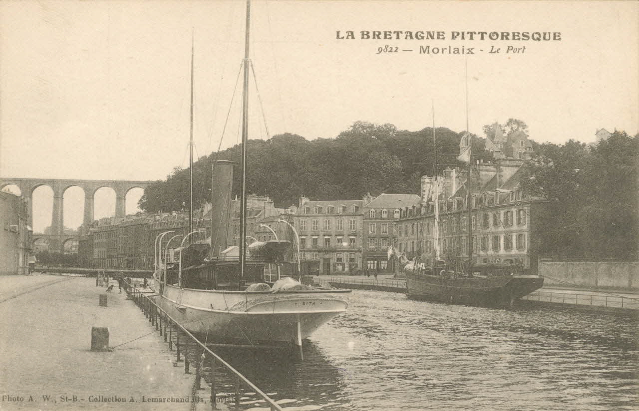 carte postale LA BRETAGNE PITTORESQUE Finistère 1903-1920 021626 Photo