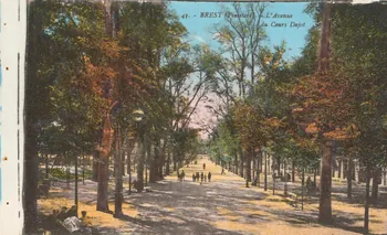 NOZAIS J. carte postale L'avenue du cours Dajot Finistère, NANTES (44) 1903-1920 021802  Photo