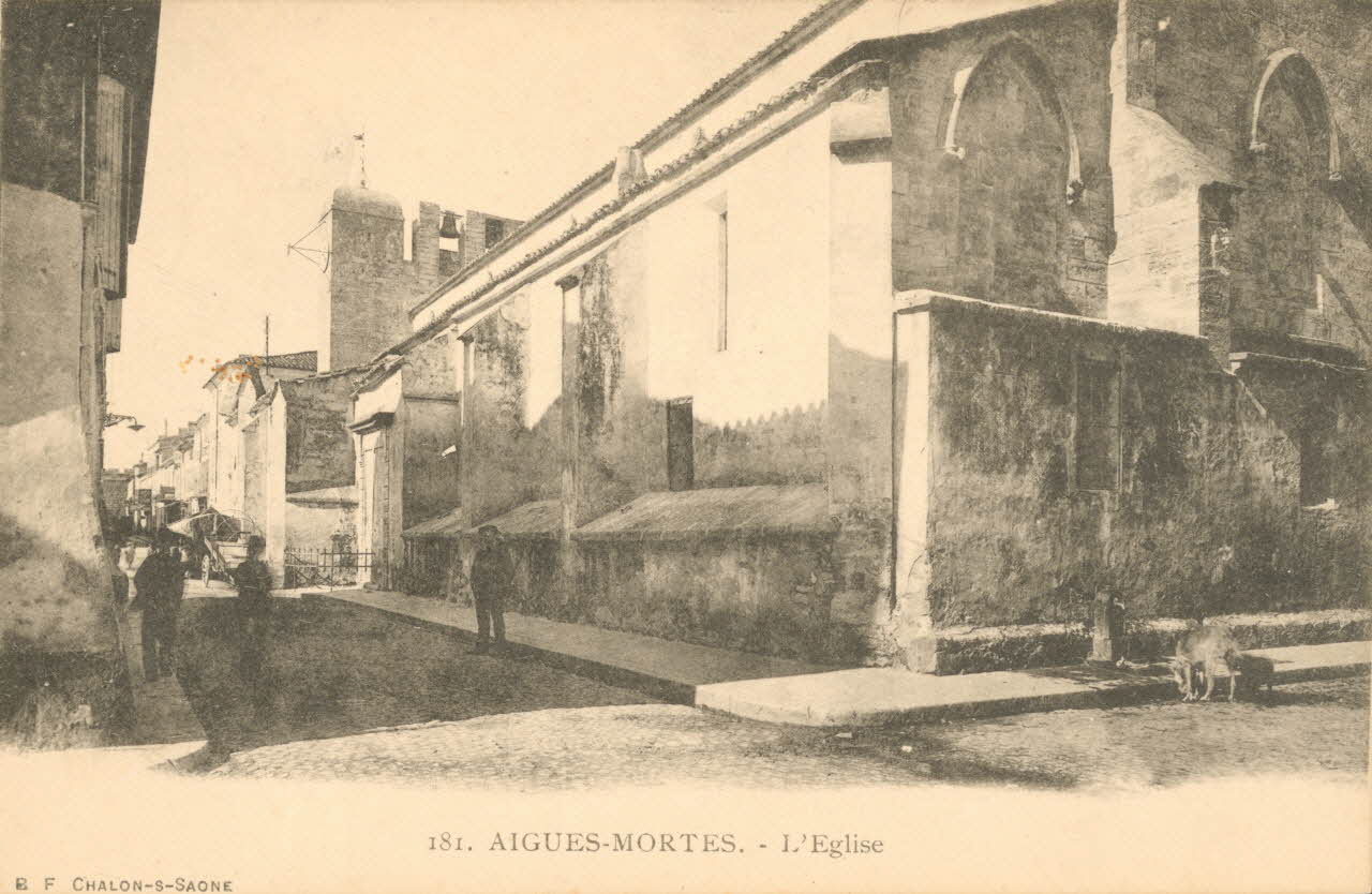 carte postale L'EGLISE Gard 1903 021825 Photo