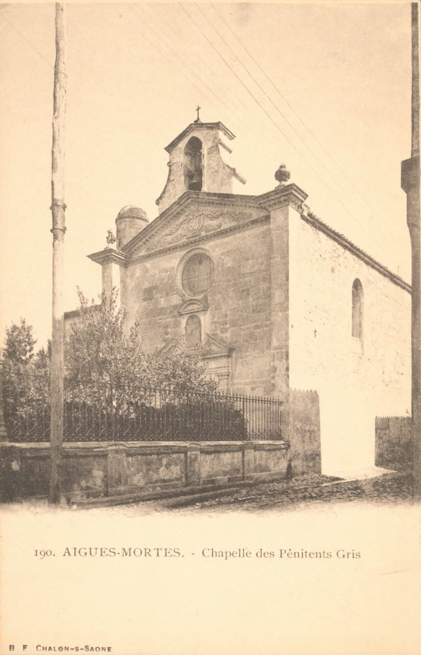 carte postale CHAPELLE DES PENITENTS GRIS Gard 1903 021828 Photo