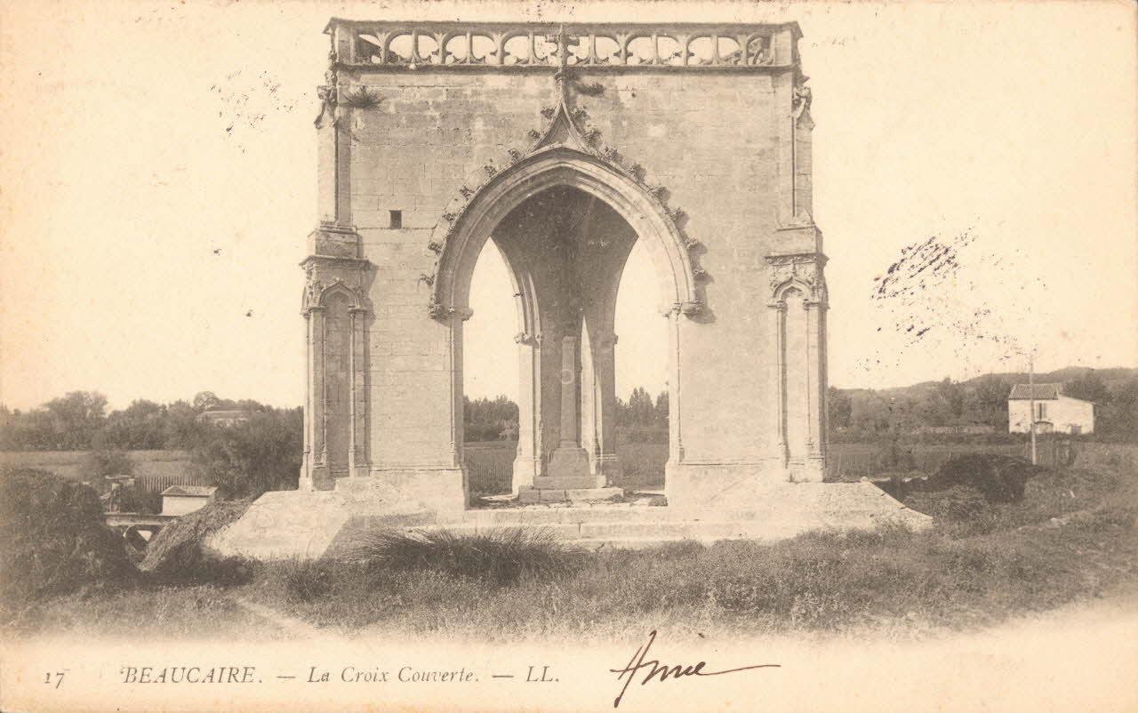 carte postale LA CROIX COUVERTE Gard 1905 021831 Photo