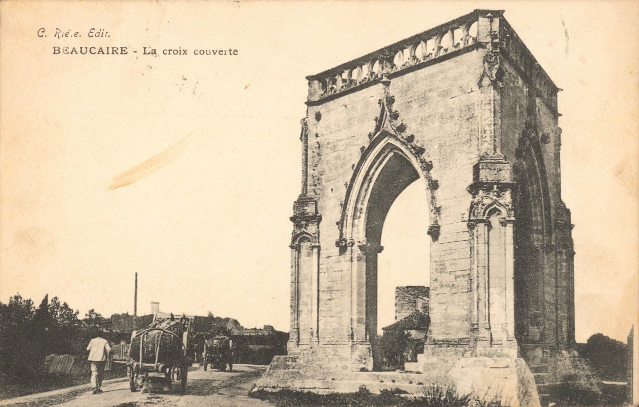 carte postale LA CROIX COUVERTE Gard 1910 021832 Photo