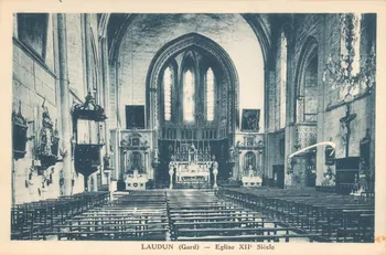 carte postale EGLISE XIIe SIECLE Gard 1921-1950 021834  Photo