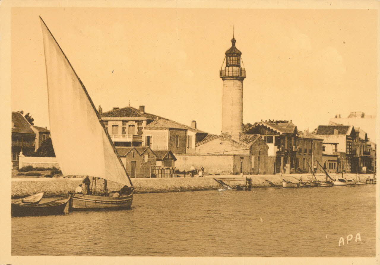 carte postale ANCIEN PHARE Gard 1921-1950 021871 Photo