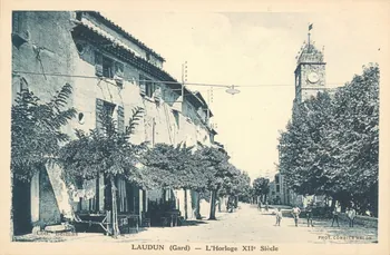 carte postale L'HORLOGE, 12EME SIECLE Gard 1903-1920 021872  Photo