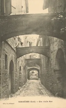 carte postale UNE VIEILLE RUE Gard 1924 021884  Photo