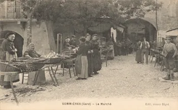 carte postale LE MARCHE Gard 1903-1920 021897 Photo
