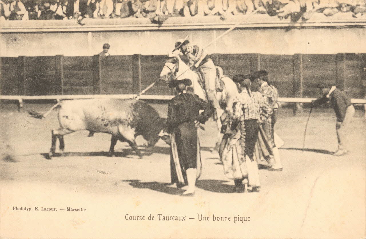 carte postale UNE BONNE PIQUE Gard 1905 021945 Photo