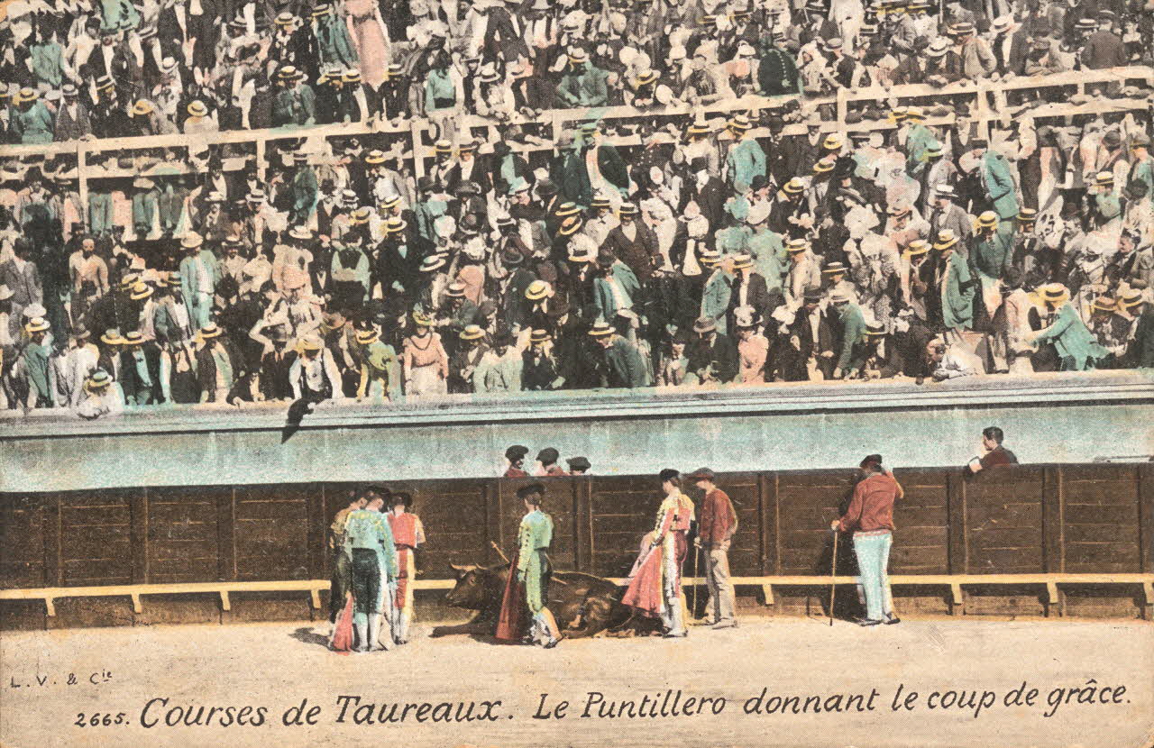 carte postale LE COUP DE GRACE Gard 1903-1920 021957 Photo