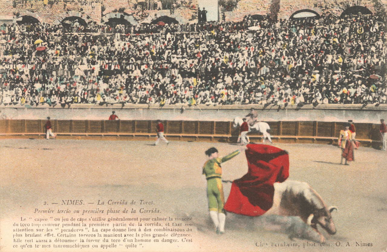 carte postale PREMIER TERCIO OU PREMIERE PHASE Gard 1903-1920 021958 Photo