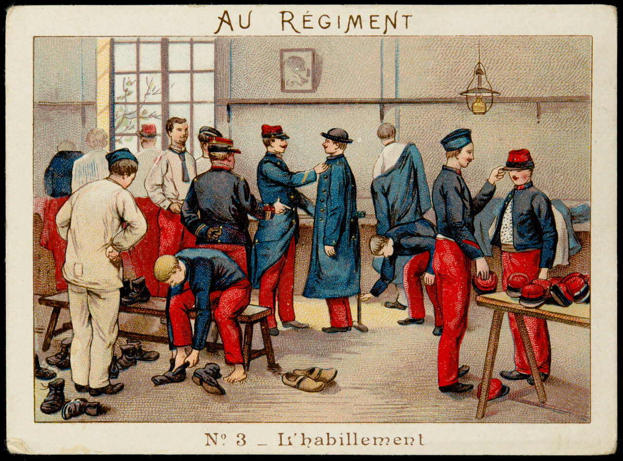 H. et Compagnie (éditeur) : ? carte réclame chromo Paris 1918 2001.61.22.1 Photo