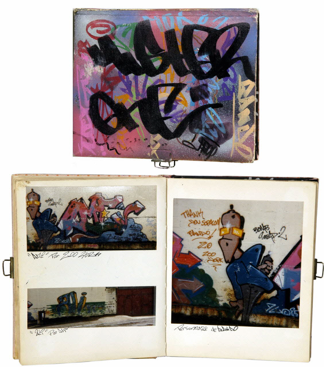 Dark CAHIER DE DESSIN Book de graffeur 1983-1995 2004.21.4 Photo