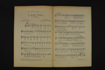 chanson petit format 1969.88.356  Photo Mucem
