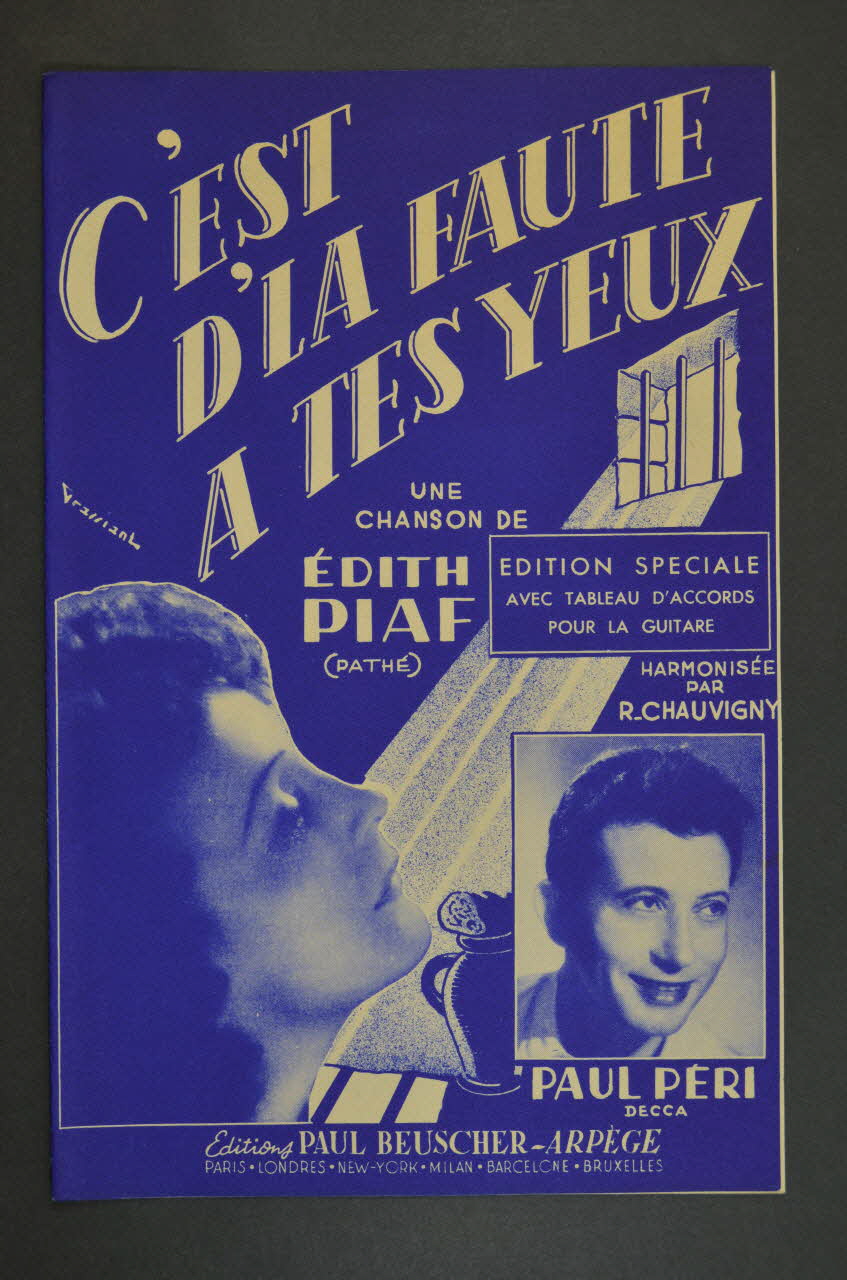 partition de musique petit format 1969.88.36 Photo Mucem