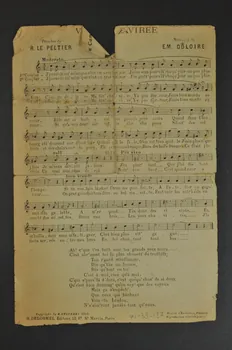 chanson petit format 1971.33.137 Photo Mucem