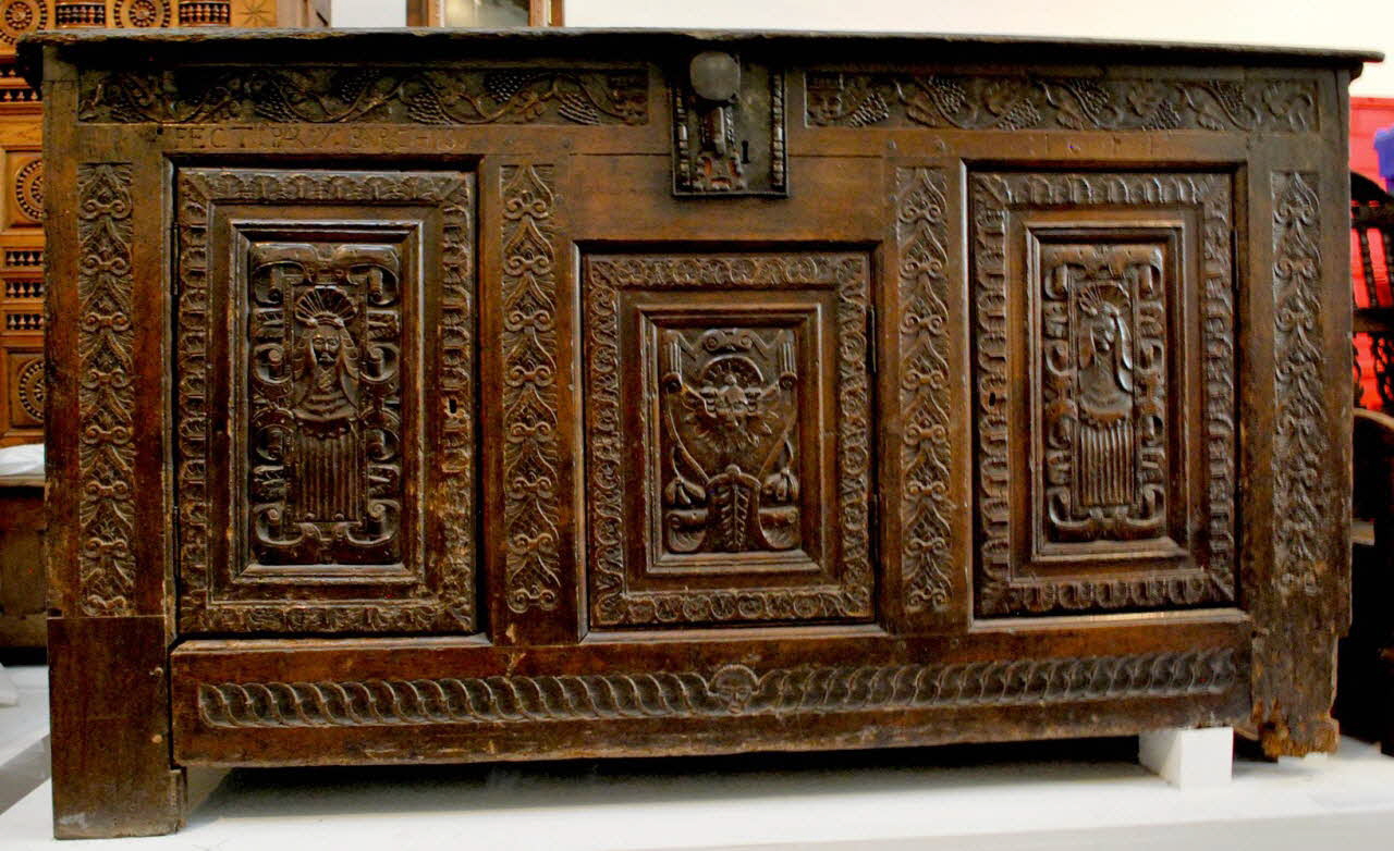 Y. Burchis coffre Bretagne, France 1644 1951.43.1 Photo