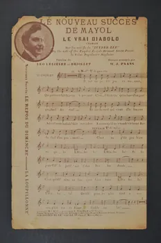 Paul Briollet ; Léo Lelièvre ; W.J. Paans ; Feldman chanson petit format 1906 1971.33.159 Photo Mucem