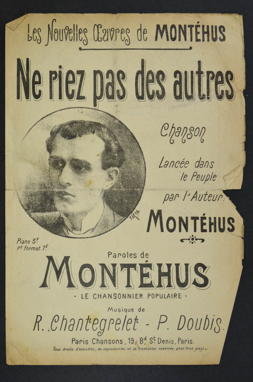 chanson petit format 1971.33.164 Photo Mucem