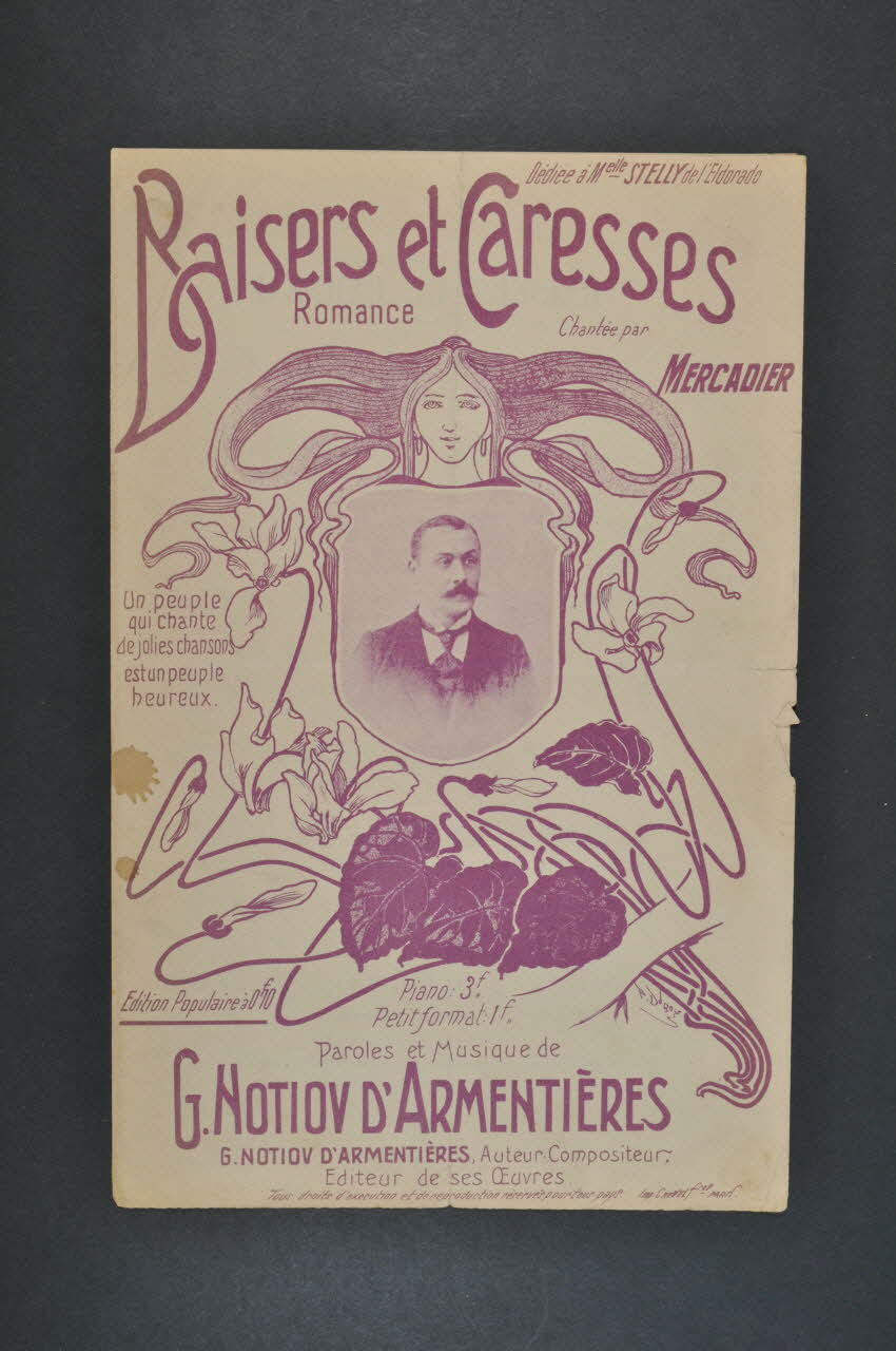 chanson petit format 1971.33.173 Photo Mucem