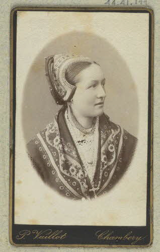 P. Vuillot photographie Album n°1 du Musée d'ethnographie du Trocadéro Rhône-Alpes, France 1875-1899 Ph.1944.41.144 Photo