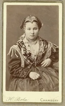 H. Perla photographie Album n°1 du Musée d'ethnographie du Trocadéro Rhône-Alpes, France 1875-1899 Ph.1944.41.152  Photo Mucem/Perla, H.