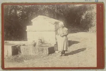 Alfred Gendraud photographie Album n°1 du Musée d'ethnographie du Trocadéro Auvergne, France 1875-1899 Ph.1944.41.39  Photo Mucem/Gendraud, Alfred