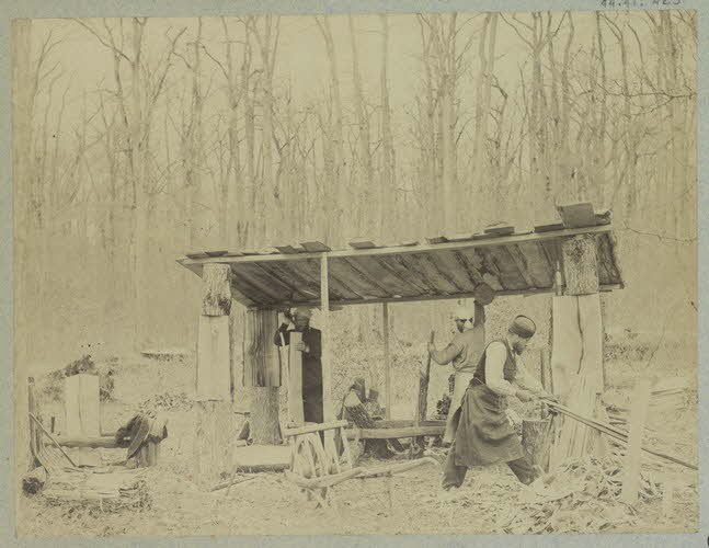 Douchement ; Louis-Frédéric Mahot De La Querantonnais photographie Album n°4 du Musée d'ethnographie du Trocadéro Centre, France 1875-1899 Ph.1944.41.425 Photo