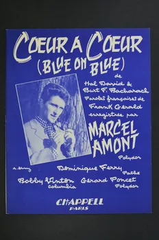 Hal David ; Burt Bacharach ; Franck Gérald ; Marcel Amont ; Chappell S.A.; chanson petit format 1963 1969.88.392  Photo Mucem