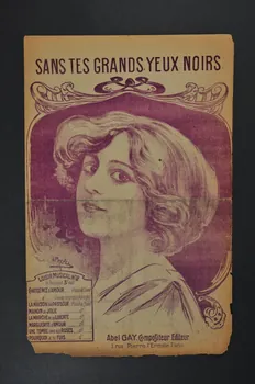 chanson petit format 1971.33.18 Photo Mucem