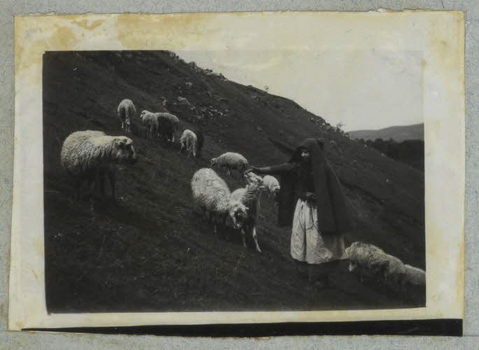 Anonyme photographie Album n°4 du Musée d'ethnographie du Trocadéro Auvergne, France 1875-1899 Ph.1944.41.458 Photo