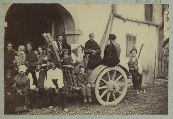 Anonyme photographie Album n°5 du Musée d'ethnographie du Trocadéro Aquitaine, France 1875-1899 Ph.1944.41.511 Photo