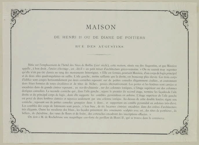 Jacques Théophile Cognacq photographie Album n°6 du Musée d'ethnographie du Trocadéro Poitou-Charentes, France 1875-1899 Ph.1944.41.612 Photo