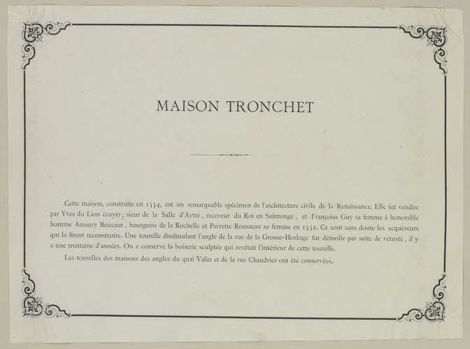 Jacques Théophile Cognacq photographie Album n°6 du Musée d'ethnographie du Trocadéro Poitou-Charentes, France 1875-1899 Ph.1944.41.620 Photo