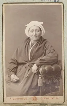 Alfred Gendraud photographie Album n°1 du Musée d'ethnographie du Trocadéro Auvergne, France 1875-1899 Ph.1944.41.93  Photo Mucem/Gendraud, Alfred