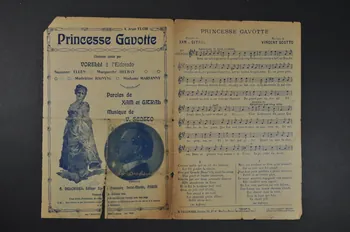 Gitral ; Xam ; Vincent Scotto ; Delormel Et Cie chanson petit format 1912 1971.33.194 Photo Mucem